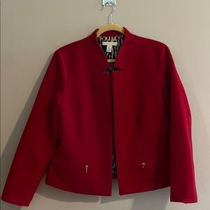 Chico's Vibrant Red Blazer